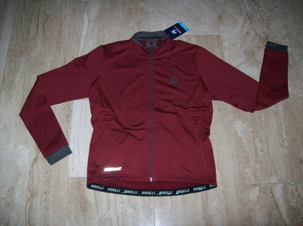 Nieuwe Rogelli Essential Fiets jersey Winter maat L, XL, Heren, Nieuw, Rogelli Sportswear, Ophalen of Verzenden