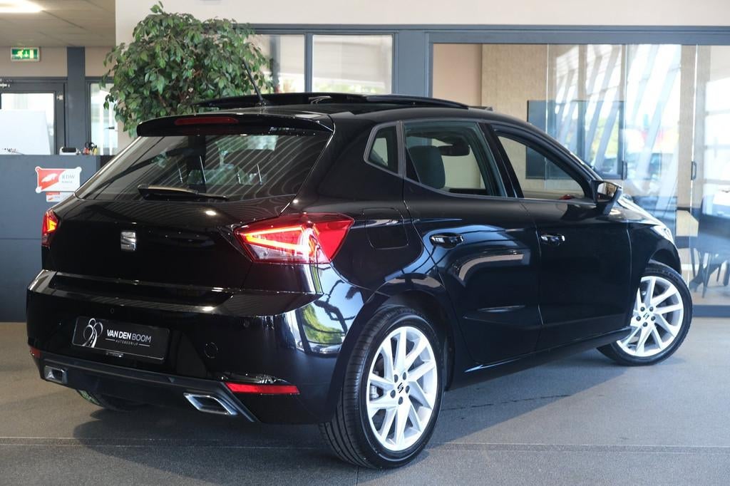 Seat Ibiza 1.0 EcoTSI FR 110PK DSG Facelift Pano Led Cam Nav, Stof, Gebruikt, 580 kg, USB
