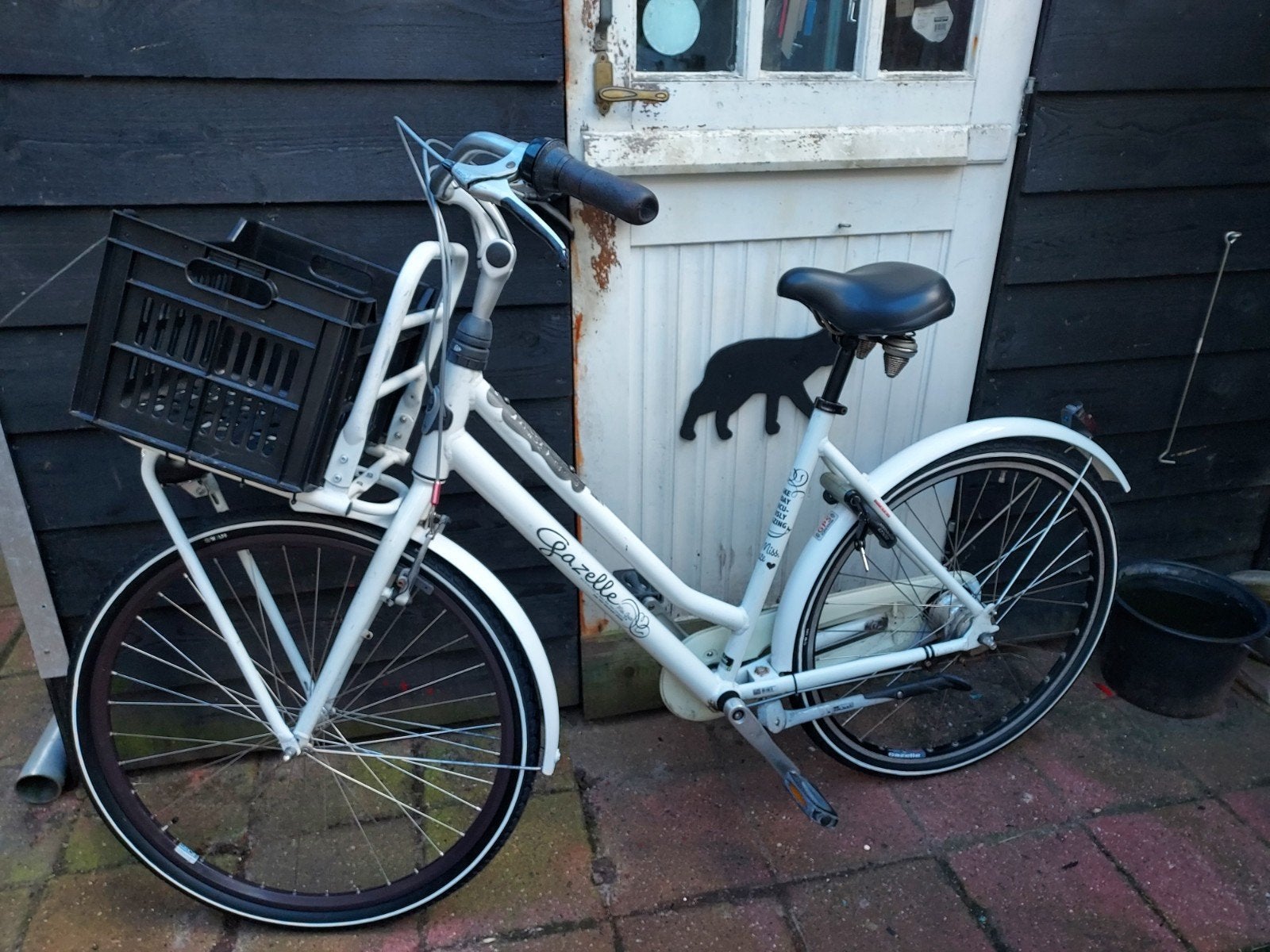 gazelle miss grace hoogte 56. 7 versnellingen 28inch wielen., Ophalen, Versnellingen, Gazelle, Trommelrem