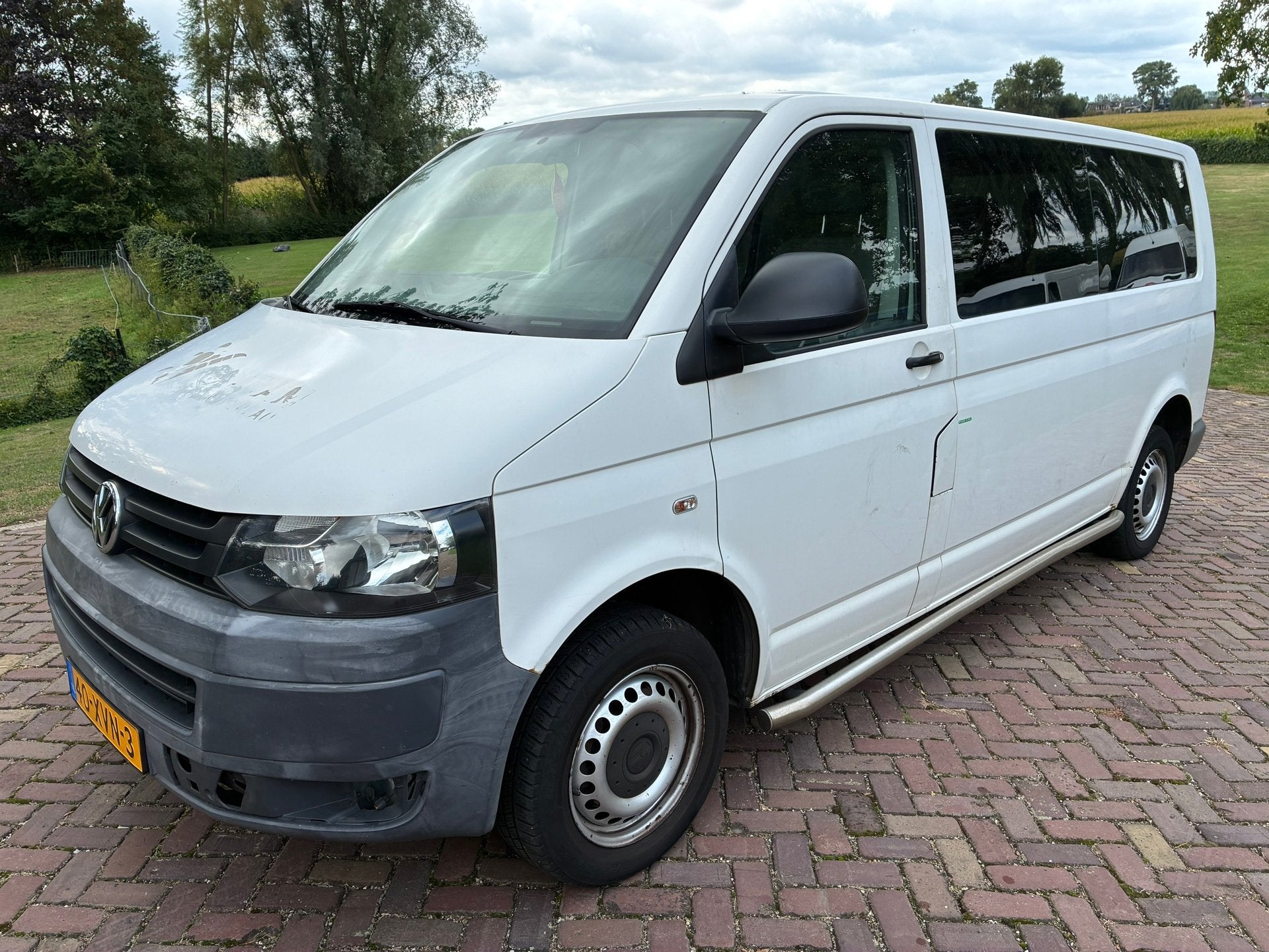 Volkswagen Transporter Kombi 9 PERS 2.0 116pk BENZINE CNG AI, Voorwielaandrijving, Euro 5, Stof, Gebruikt
