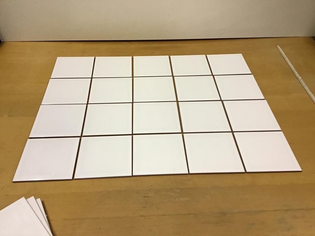 Wand tegels glans wit, metro, 15 x 15 cm, Doe-het-zelf en Verbouw, Tegels, Nieuw, Minder dan 20 cm, Minder dan 5 m², Wandtegels