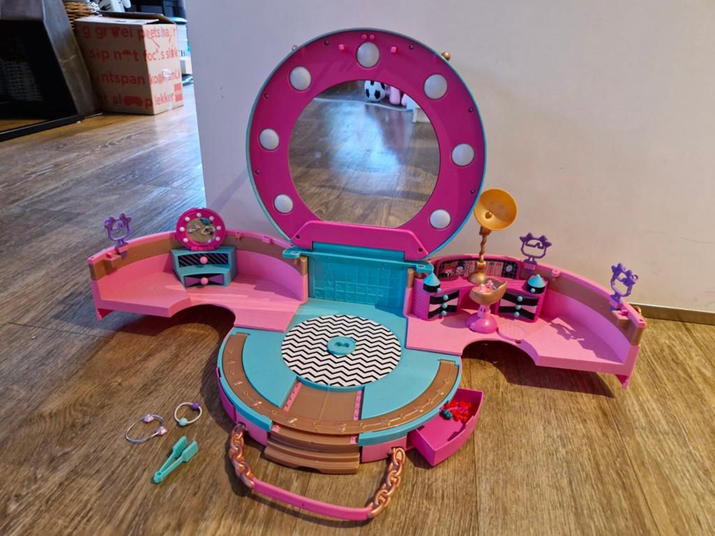 Lol hear beads kapsalon, Kinderen en Baby's, Speelgoed | Poppen, Ophalen, Zo goed als nieuw, Overige typen