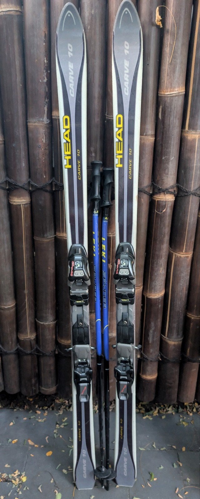 Head Carve 10 ski's met Marker bindingen en Leki stokken, Ophalen, 160 tot 180 cm, Gebruikt, Carve