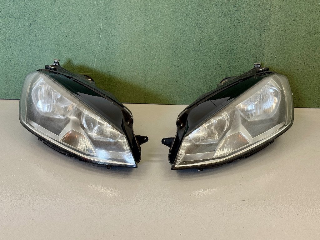 VW Golf 7 originele halogeen koplampen Valeo links rechts, Auto-onderdelen, Verlichting, Ophalen, Gebruikt, Volkswagen