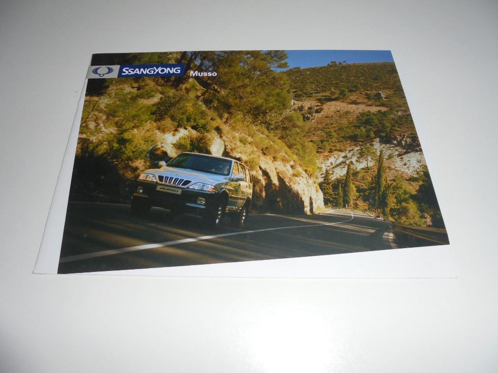 brochure Ssang Yong Musso  2003, Ophalen of Verzenden, Nieuw, Overige merken
