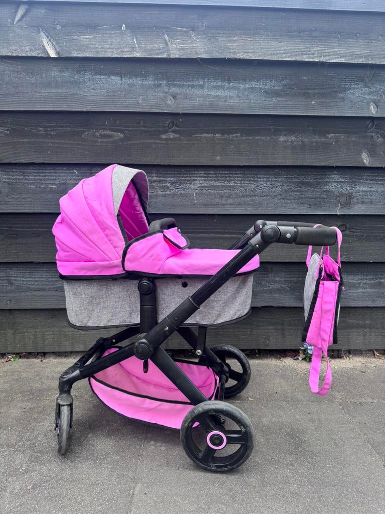 Kinderwagen pop, Kinderen en Baby's, Speelgoed | Poppen, Ophalen, Gebruikt, Babypop