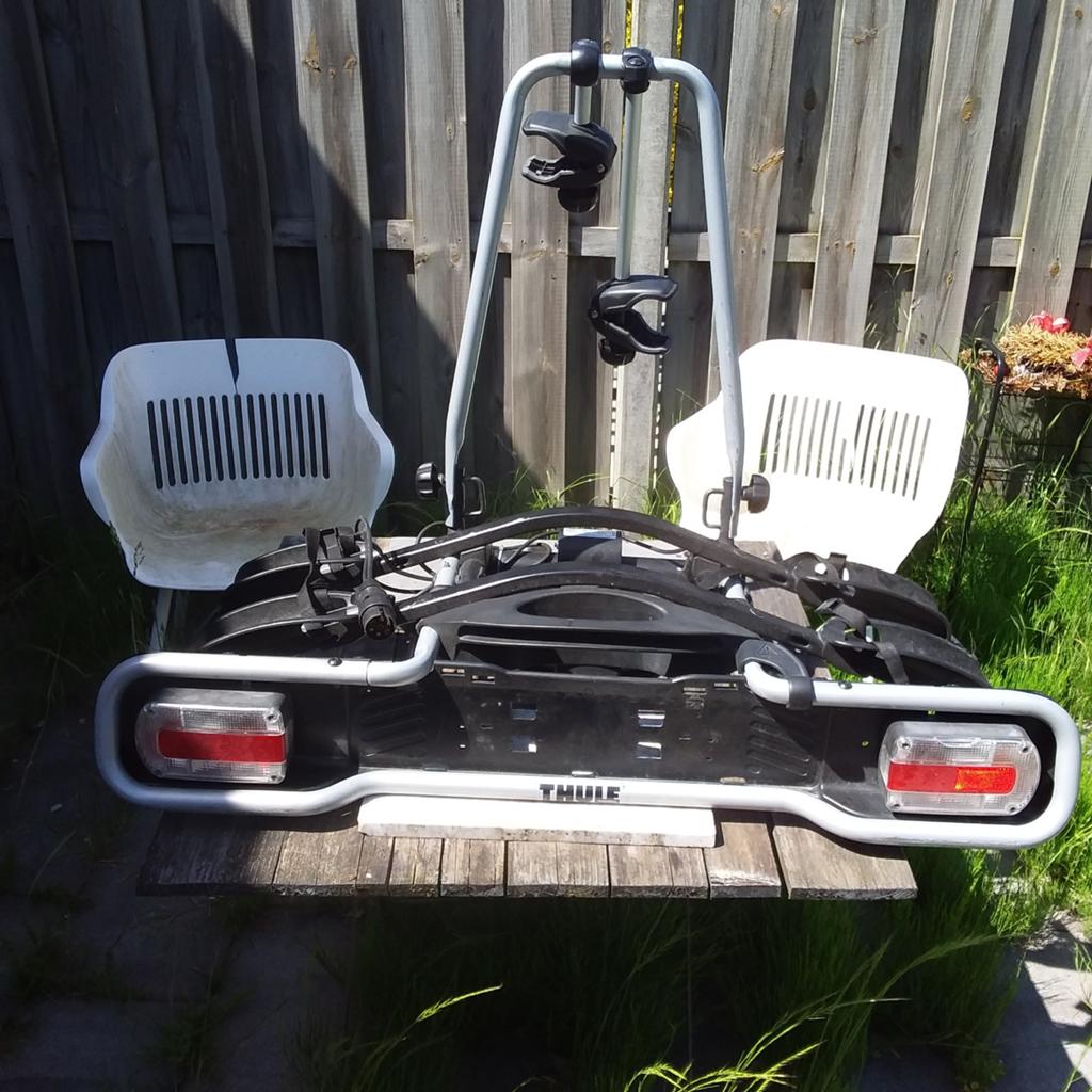 Thule ER940, Auto diversen, Fietsendragers, Ophalen, Gebruikt, Brede banden, 2 fietsen