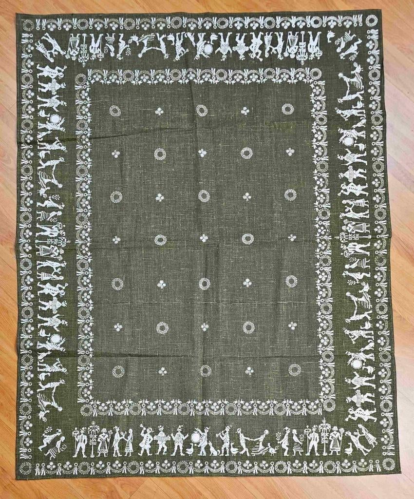 Tafelkleed groen 156/124 cm, Huis en Inrichting, Tafelkleden, Gebruikt, Etten-Leur, DJT@dejuistetoon.eu, Ophalen of Verzenden