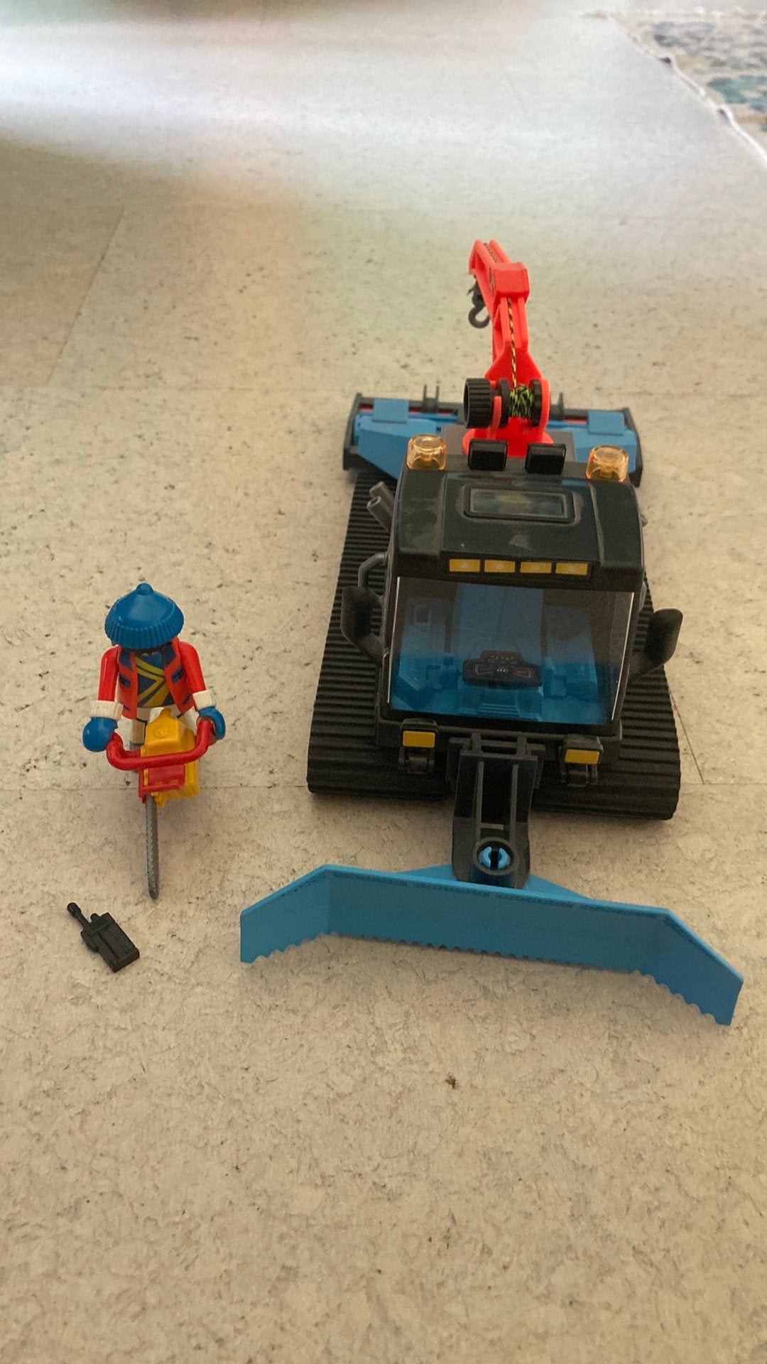 Playmobil sneeuwruimer, Ophalen, Complete set, Voertuig, Zo goed als nieuw