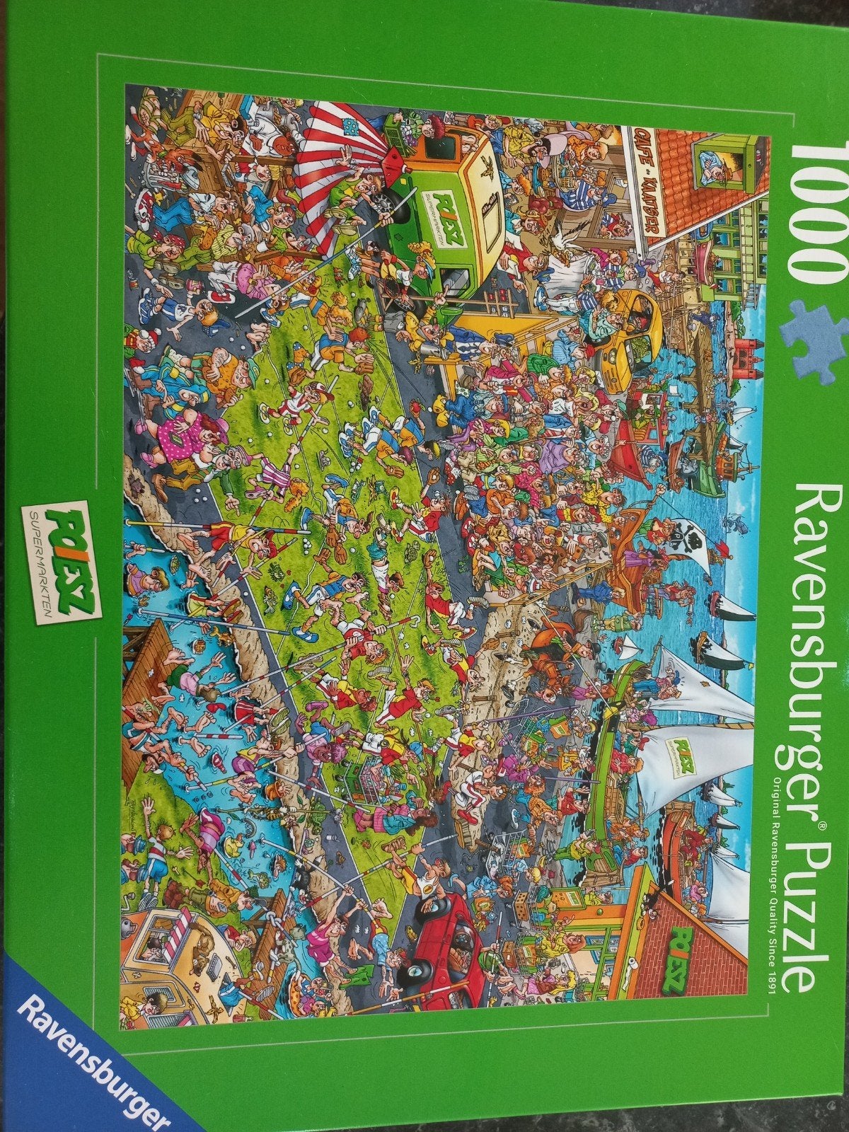 ravensburger puzzel "poiesz" 1000 stukjes, Hobby en Vrije tijd, Ophalen of Verzenden, 500 t/m 1500 stukjes, Zo goed als nieuw