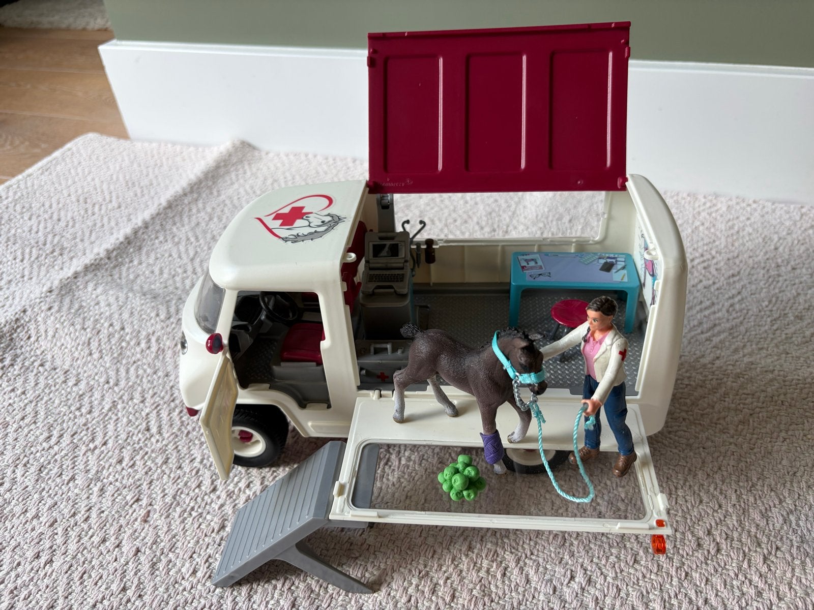 Schleich Paardenarts Praktijkwagen, Ophalen of Verzenden, Zo goed als nieuw, Jongen of Meisje