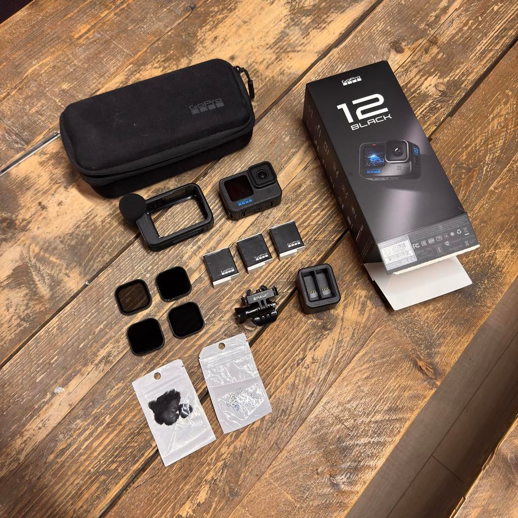 GoPro HERO12 + media mod + filters, Audio, Tv en Foto, Actiecamera's, Ophalen of Verzenden, GoPro