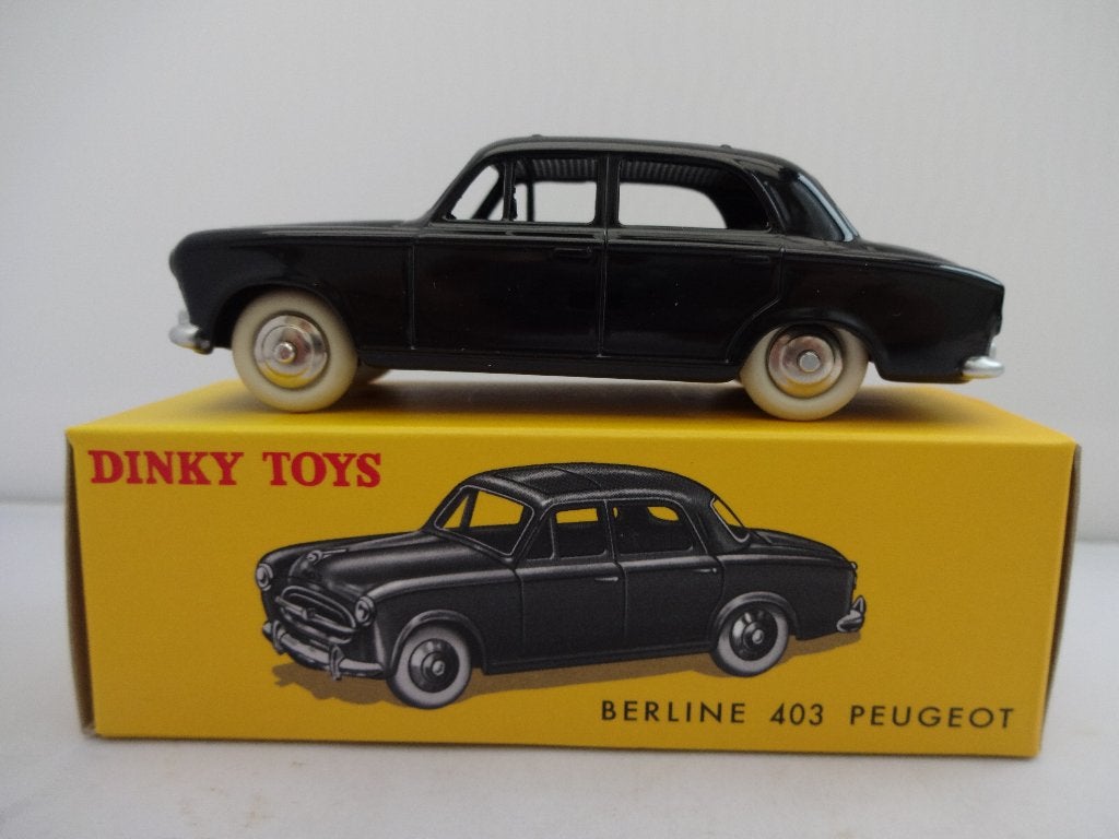 Peugeot 403 zwart nr: 24B van Dinky Toys schaal 1:43, Hobby en Vrije tijd, Modelauto's | 1:43, Ophalen of Verzenden, Nieuw, Auto