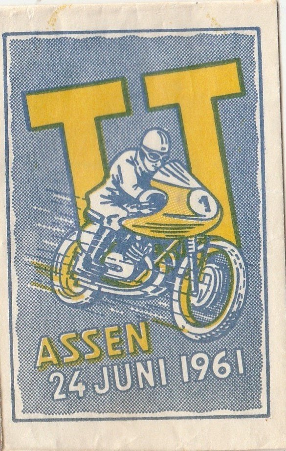 TT Assen 1961 - motorcross motorrace motor racemotor, Ophalen of Verzenden