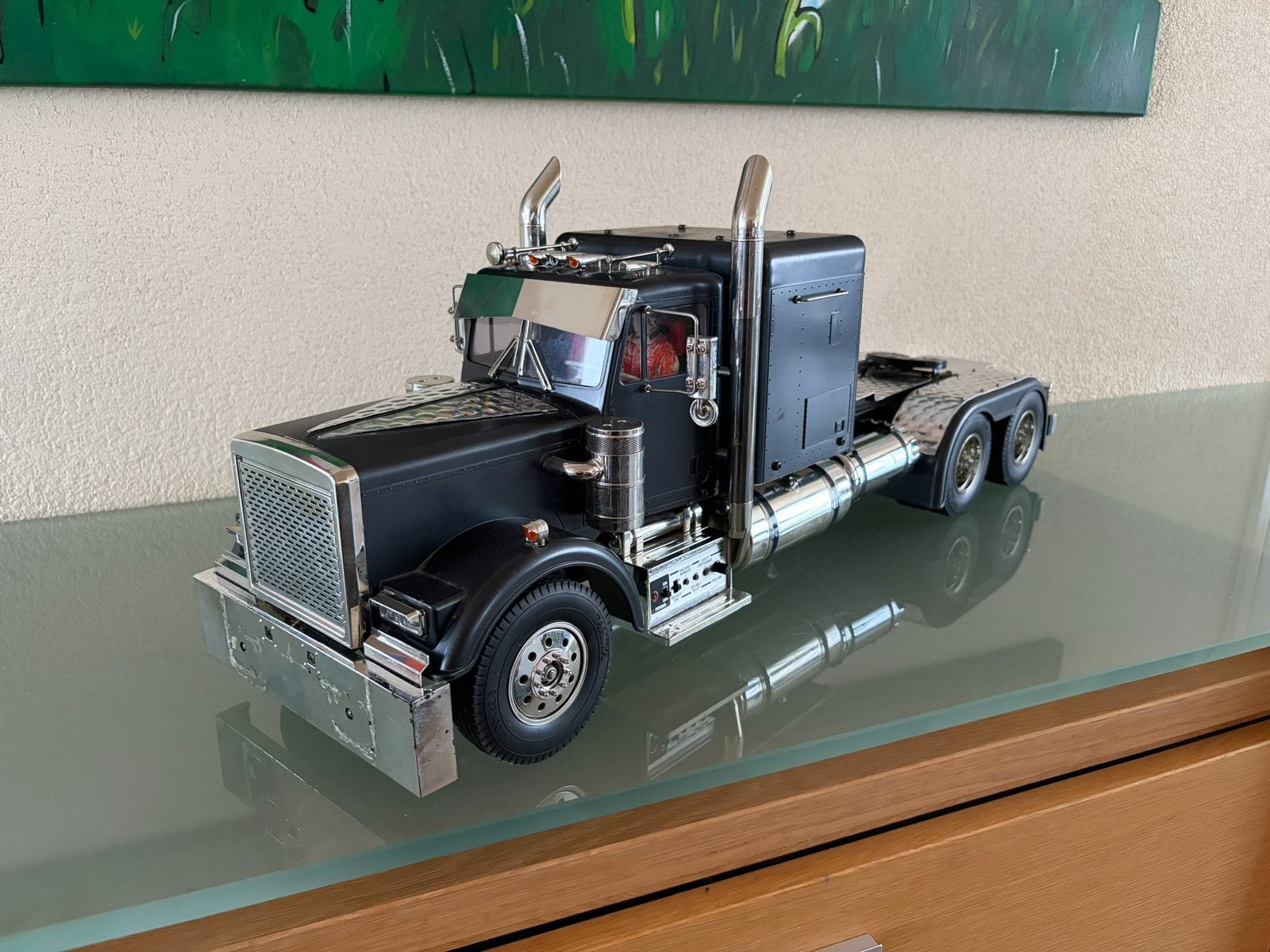 Tamiya 1/14 Grand Hauler met MFC-03, Schaal 1:14, Zo goed als nieuw, Auto onroad, Ophalen