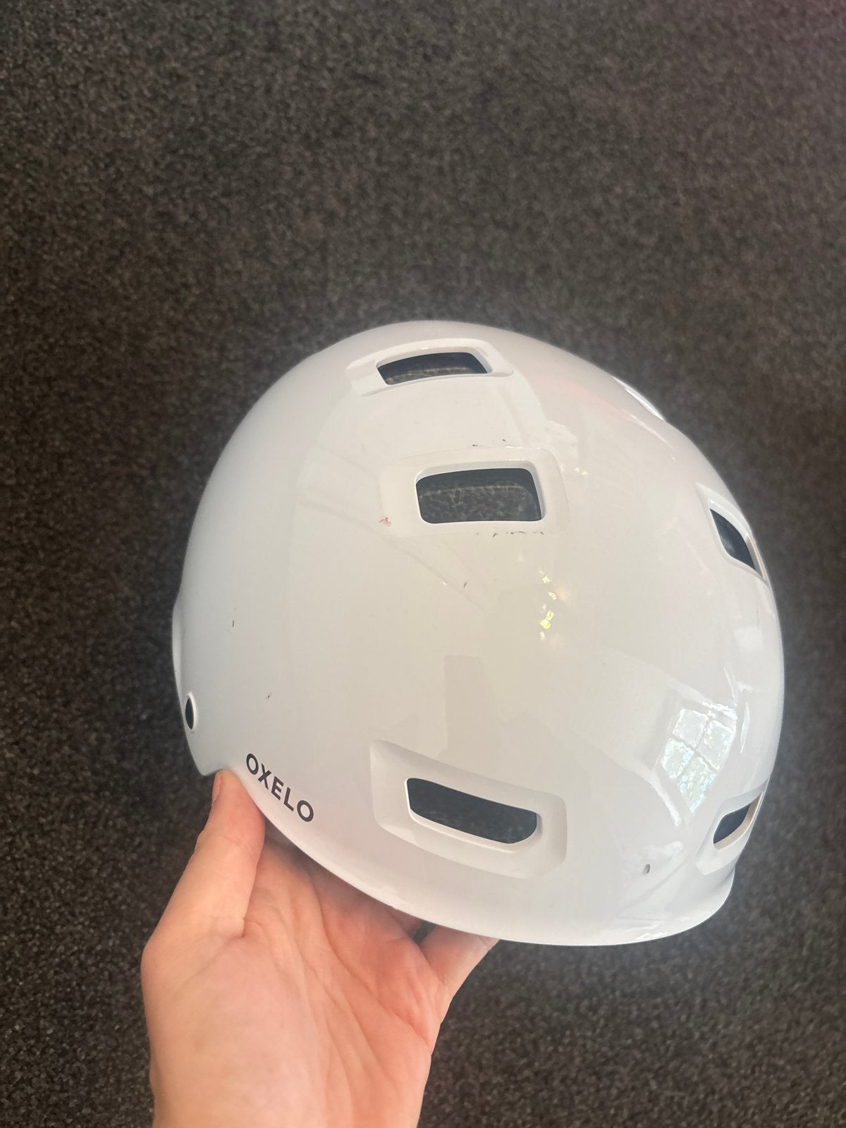 Witte Oxelo helm - Maat M, Ophalen of Verzenden, Gebruikt, M, Heer of Dame