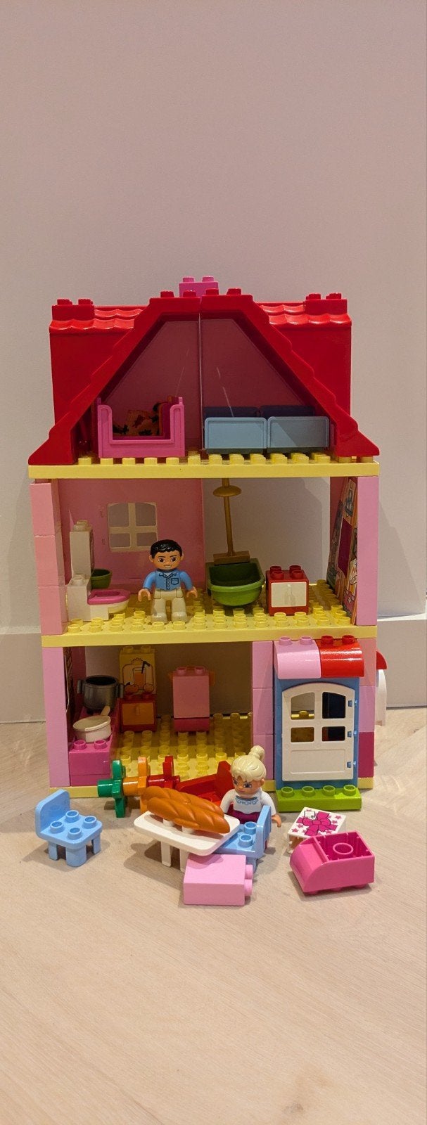 Duplo 10505 Familiehuis - Gebruikt, mist onderdelen, Ophalen of Verzenden, Gebruikt, Duplo