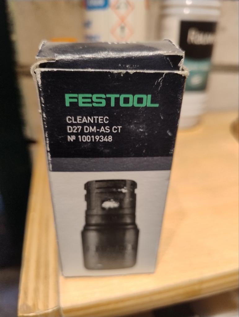 Festool CLEANTEC D27 DM-AS CT Stofzuigeradapter Nieuw, Doe-het-zelf en Verbouw, Gereedschap | Machine-onderdelen en Toebehoren