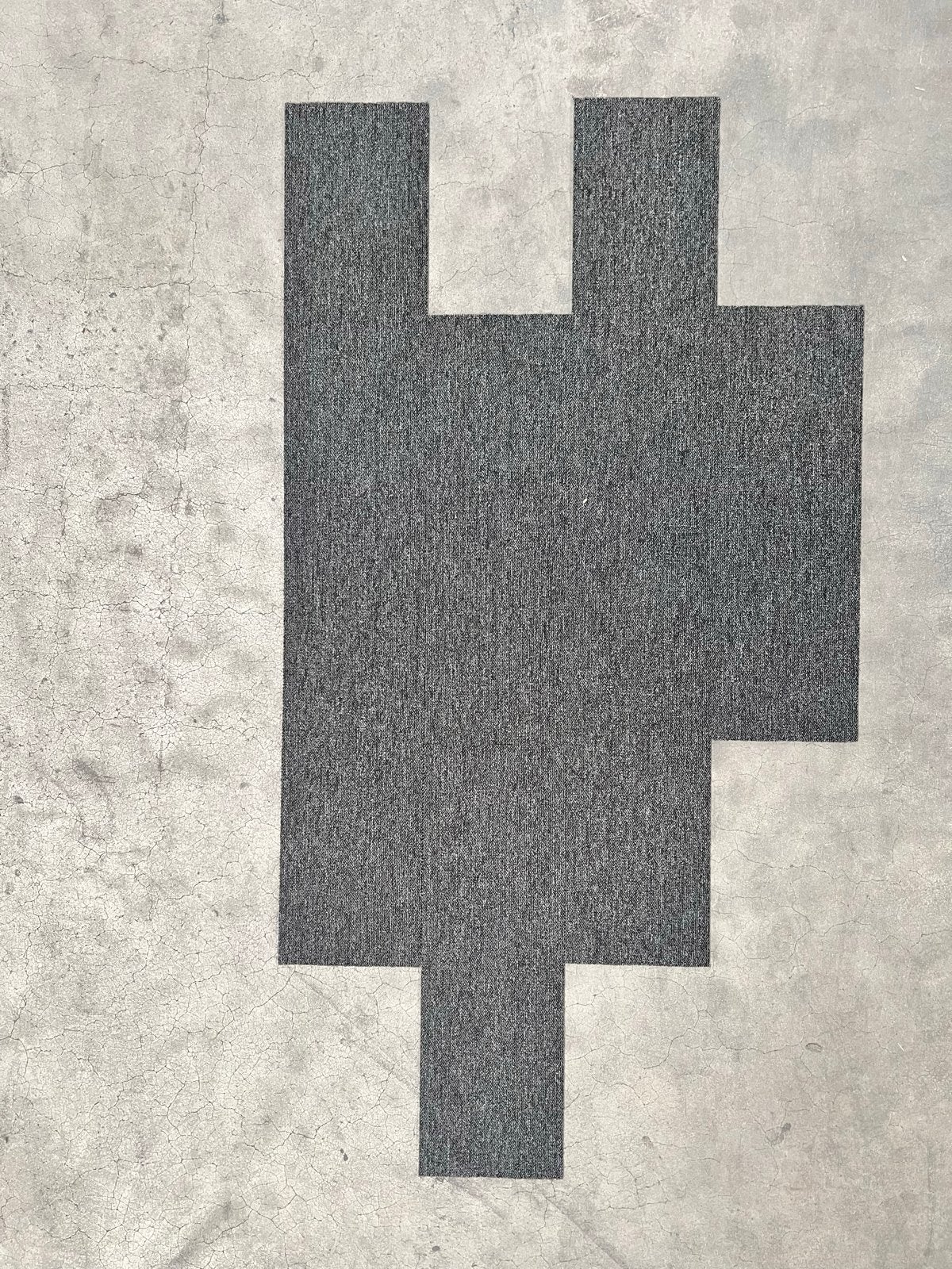 Nieuwe Tapijttegels zwart 60x20cm - Projectkwaliteit, Huis en Inrichting, Stoffering | Vloerbedekking, Ophalen, Nieuw, Grijs, Tapijttegels
