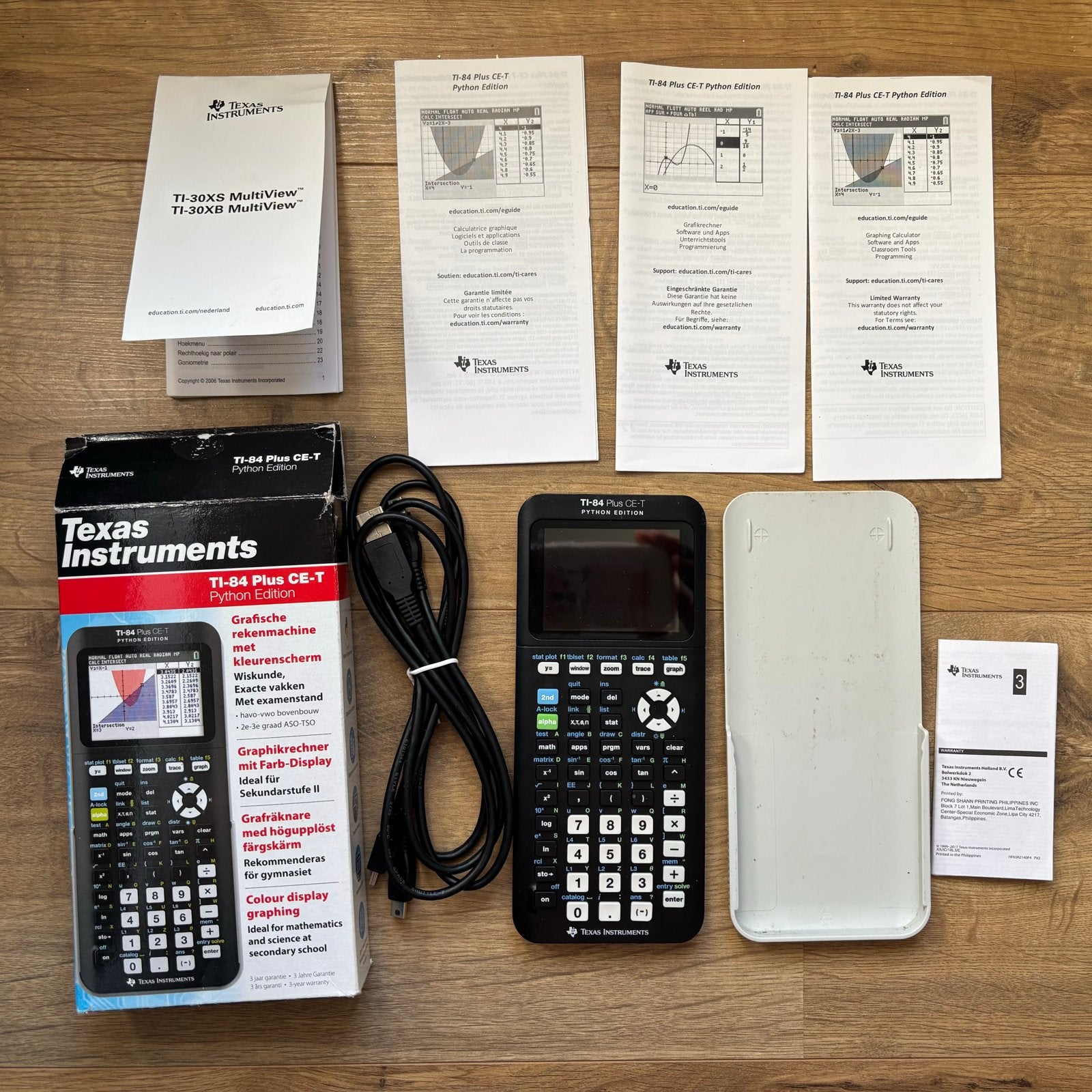 Texas instruments TI-48 Plus CE-T grafische rekenmachine, Ophalen of Verzenden, Grafische rekenmachine, Gebruikt