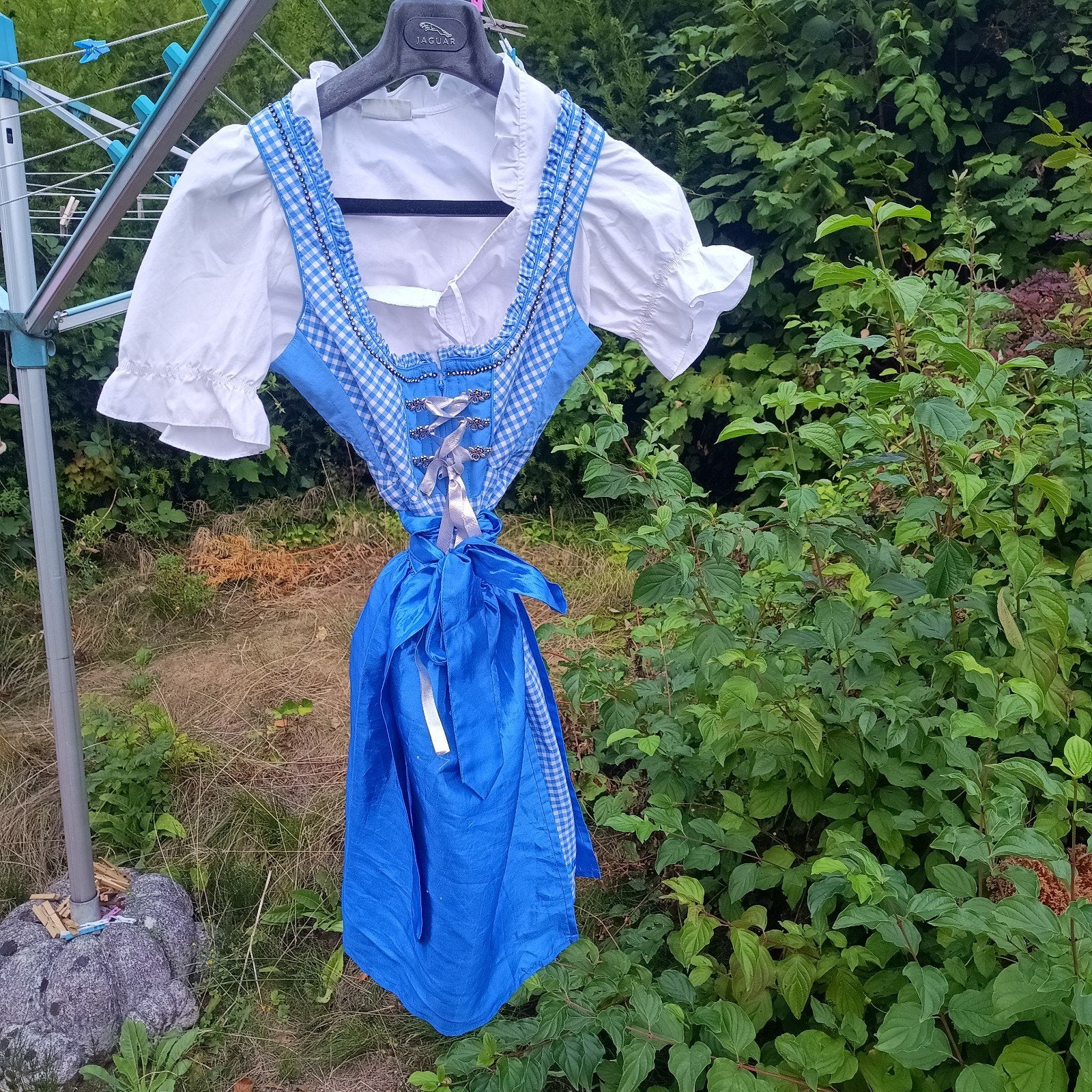 Dirndl 34 S set jurk schort blouse Stockerpoint Oktoberfest, Ophalen of Verzenden, Gedragen, Maat 34 (XS) of kleiner, Overige thema's