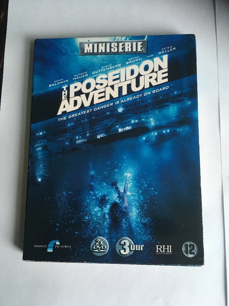 the poseidon adventure dvd (2 DVD's) mini serie 3 uur, Alle leeftijden, Ophalen of Verzenden, Zo goed als nieuw, Actie en Avontuur