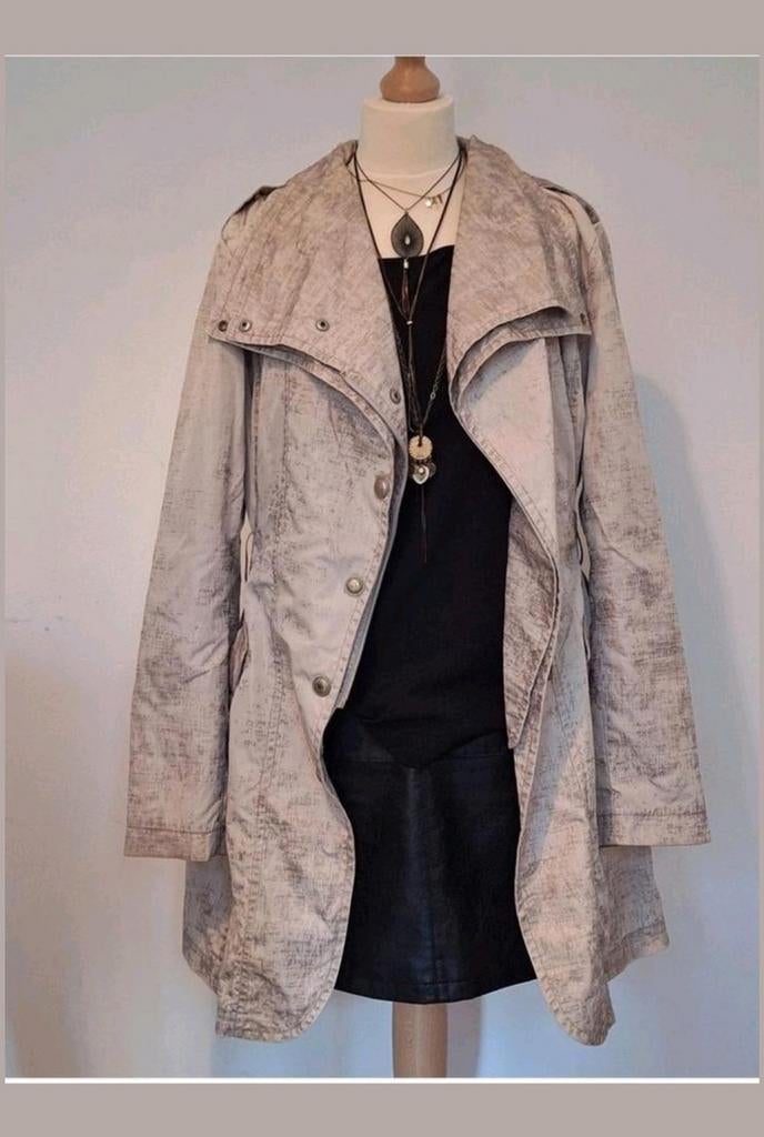 Prachtige trenchcoat van Beaumont Amsterdam., Verzenden, Beige, Beaumont, Maat 42/44 (L)