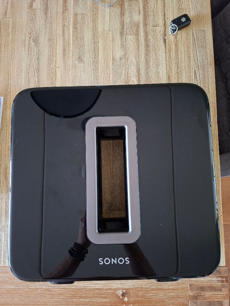 Sonos Sub zwart, Ophalen, Subwoofer, Inclusief kabels, Zo goed als nieuw