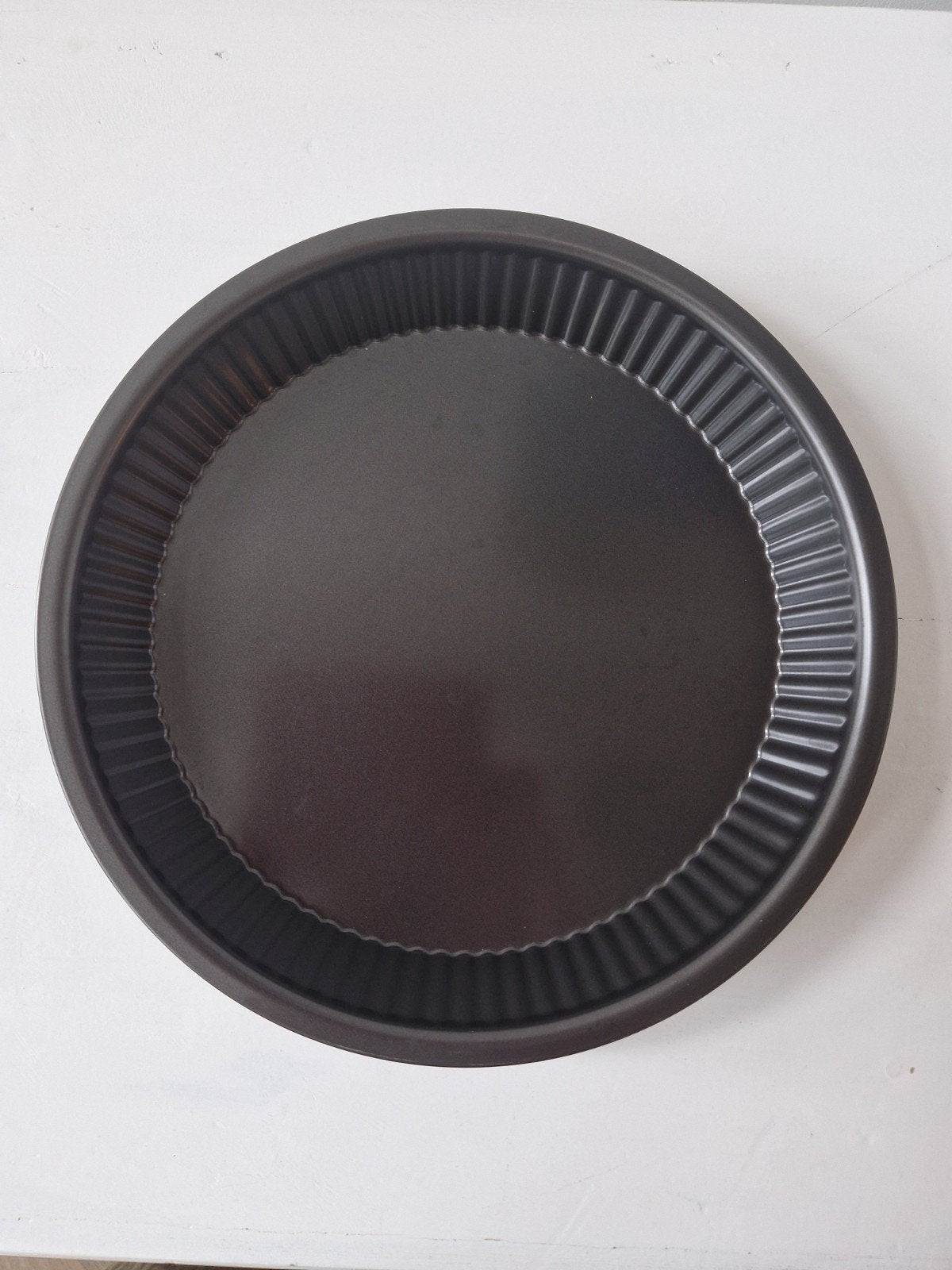 Quiche bakvorm 28 cm, Ophalen of Verzenden, Zo goed als nieuw, Metaal
