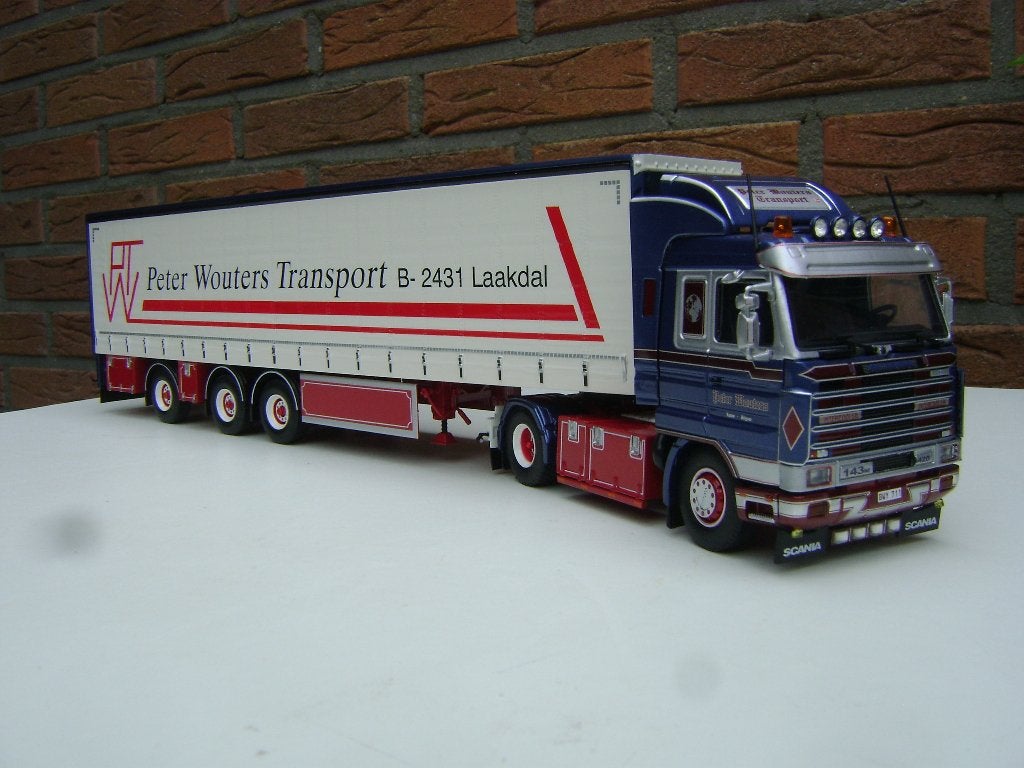 Tekno Scania 143 Streamline  Peter Wouters, Ophalen of Verzenden, Zo goed als nieuw, Bus of Vrachtwagen, Tekno