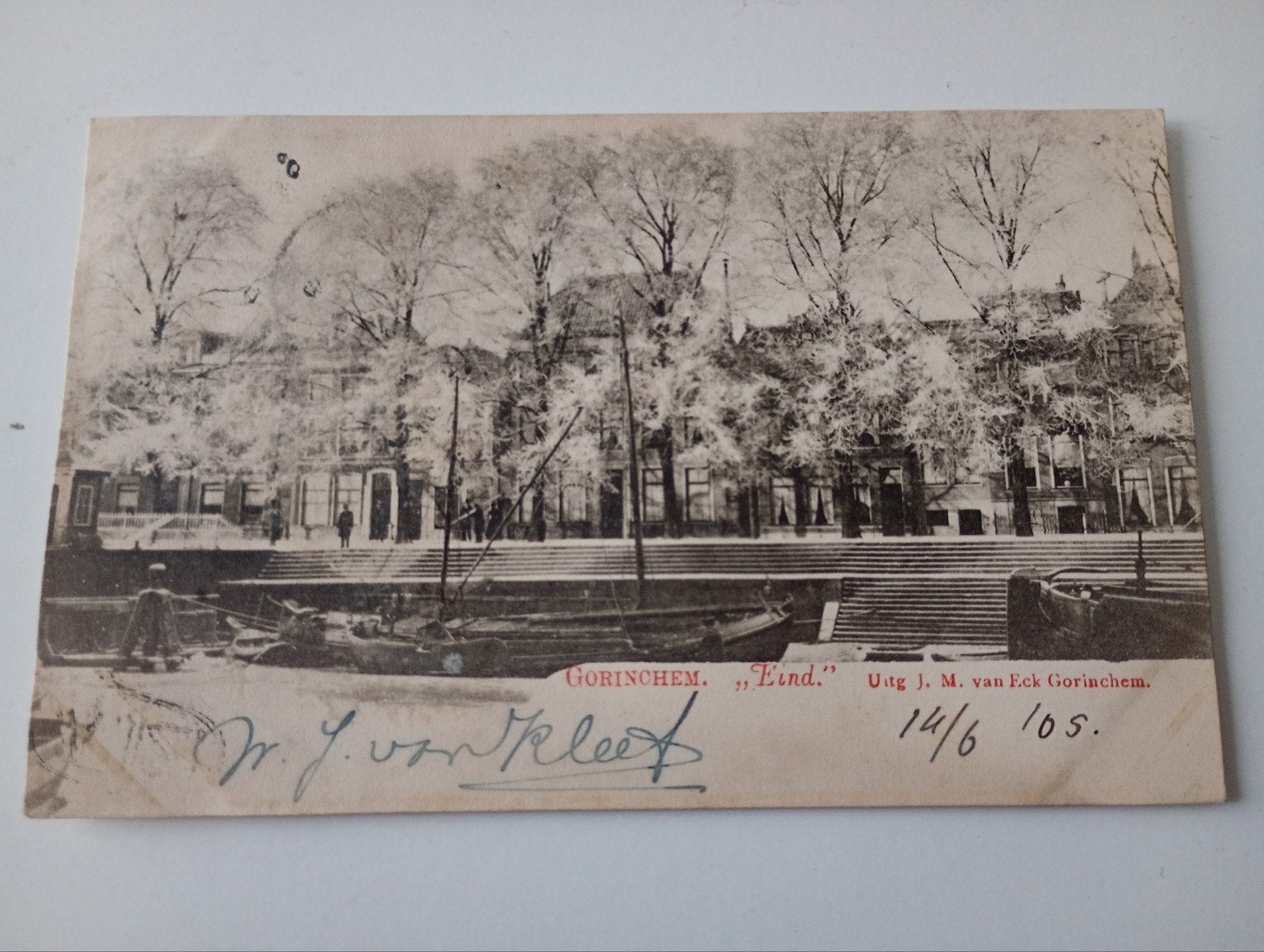 Gorinchem Eind 1905, Ophalen of Verzenden, Voor 1920, Gelopen, Zuid-Holland
