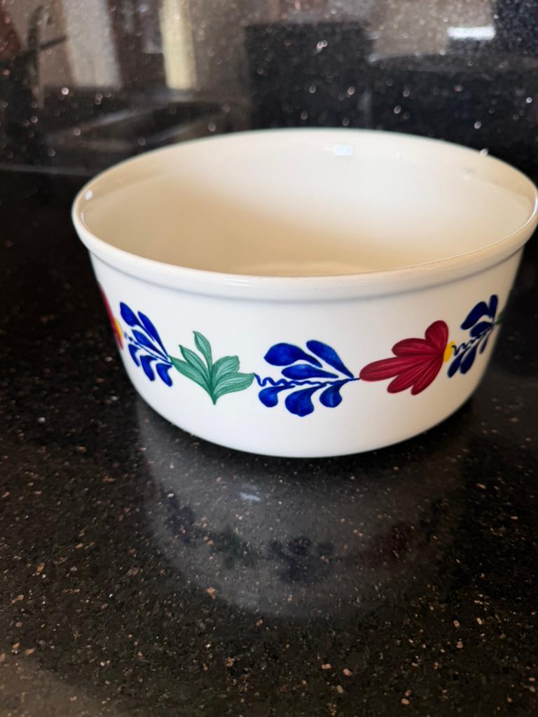 Boerenbont parafour /oven schaal , 24 cm, Huis en Inrichting, Keuken | Servies, Ophalen of Verzenden, Aardewerk, Boerenbont, Schaal of Schalen