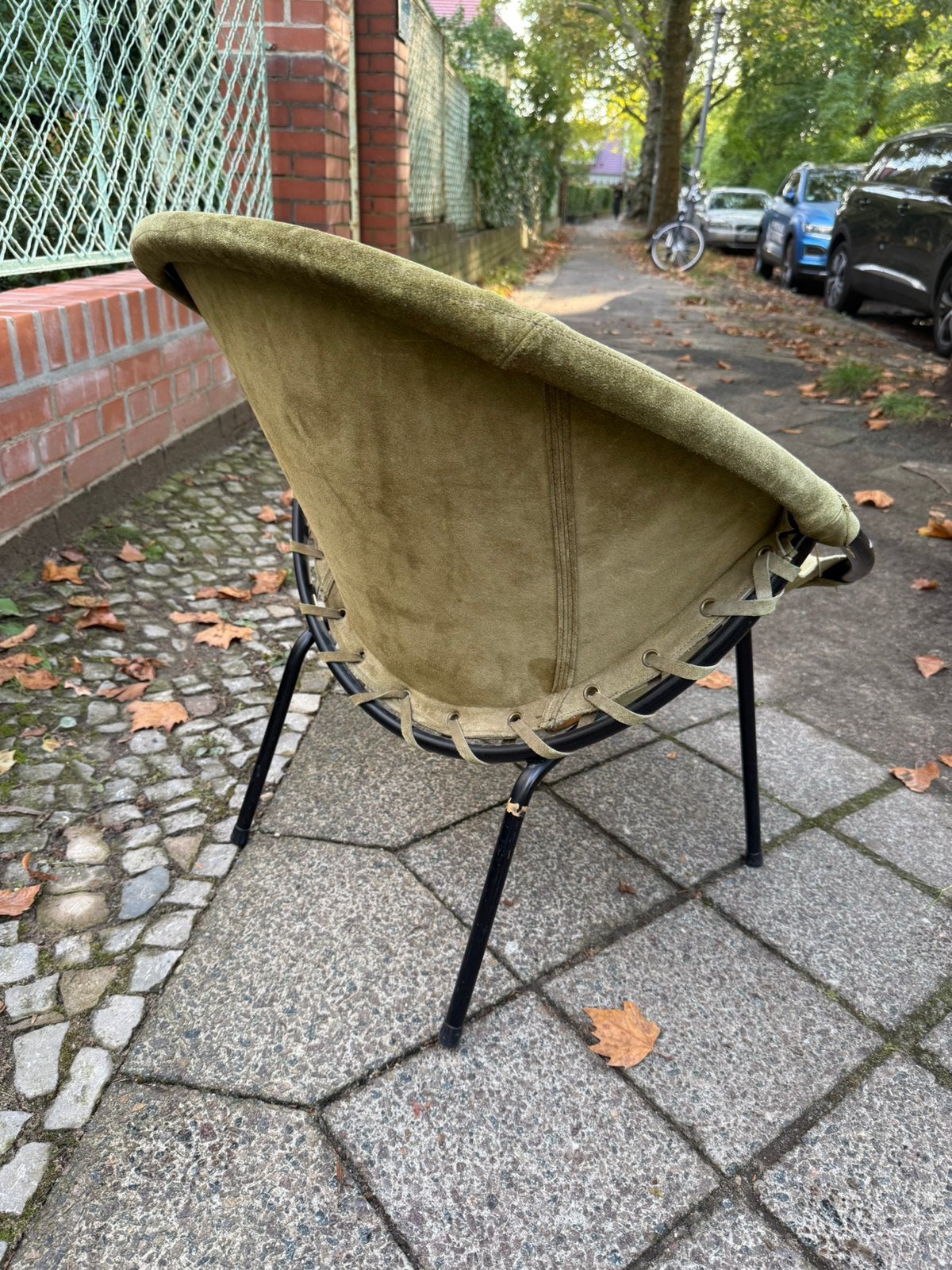 Balloon chair Lusch &Co, Vintage Sixties Balloon Pop age, Gebruikt, 75 tot 100 cm, Ophalen of Verzenden