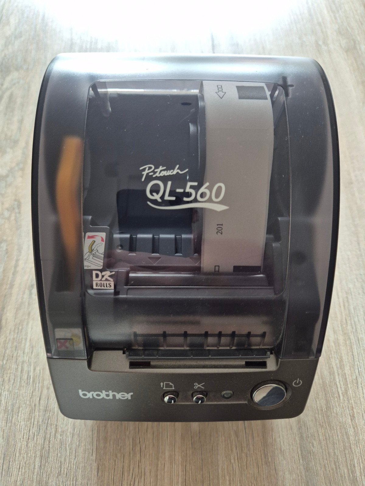 Brother P-touch QL-560 Labelprinter - Zo goed als nieuw, Computers en Software, Labelprinters, Ophalen, Zo goed als nieuw, Etiket