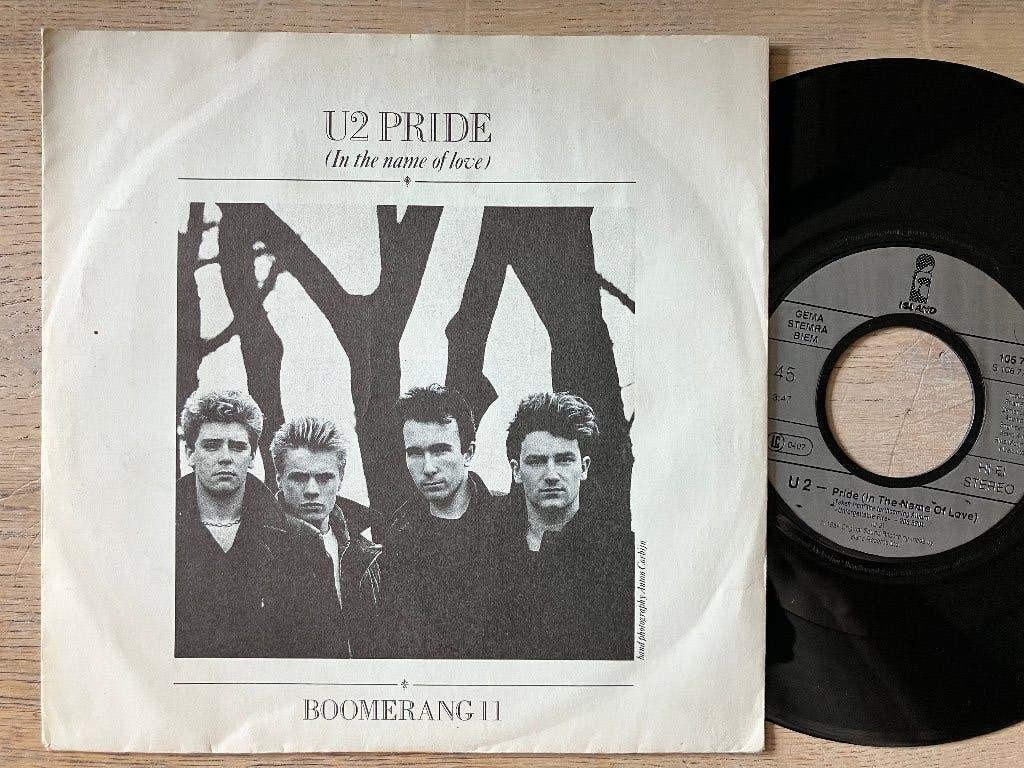 U 2, Cd's en Dvd's, Vinyl Singles, Gebruikt, 7 inch, Ophalen of Verzenden, Pop