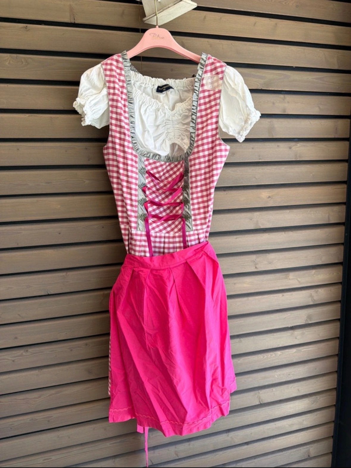 Dirndl maat 42 (valt als 40), Kleding | Dames, Jurken, Maat 38/40 (M), Ophalen of Verzenden, Knielengte, Roze