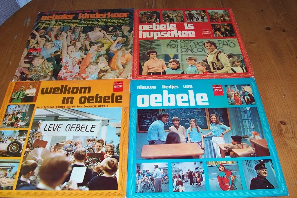 Kinderen en Jeugd 8 lp's o.a.oebele, LP, Gebruikt, Overige typen, Ophalen of Verzenden