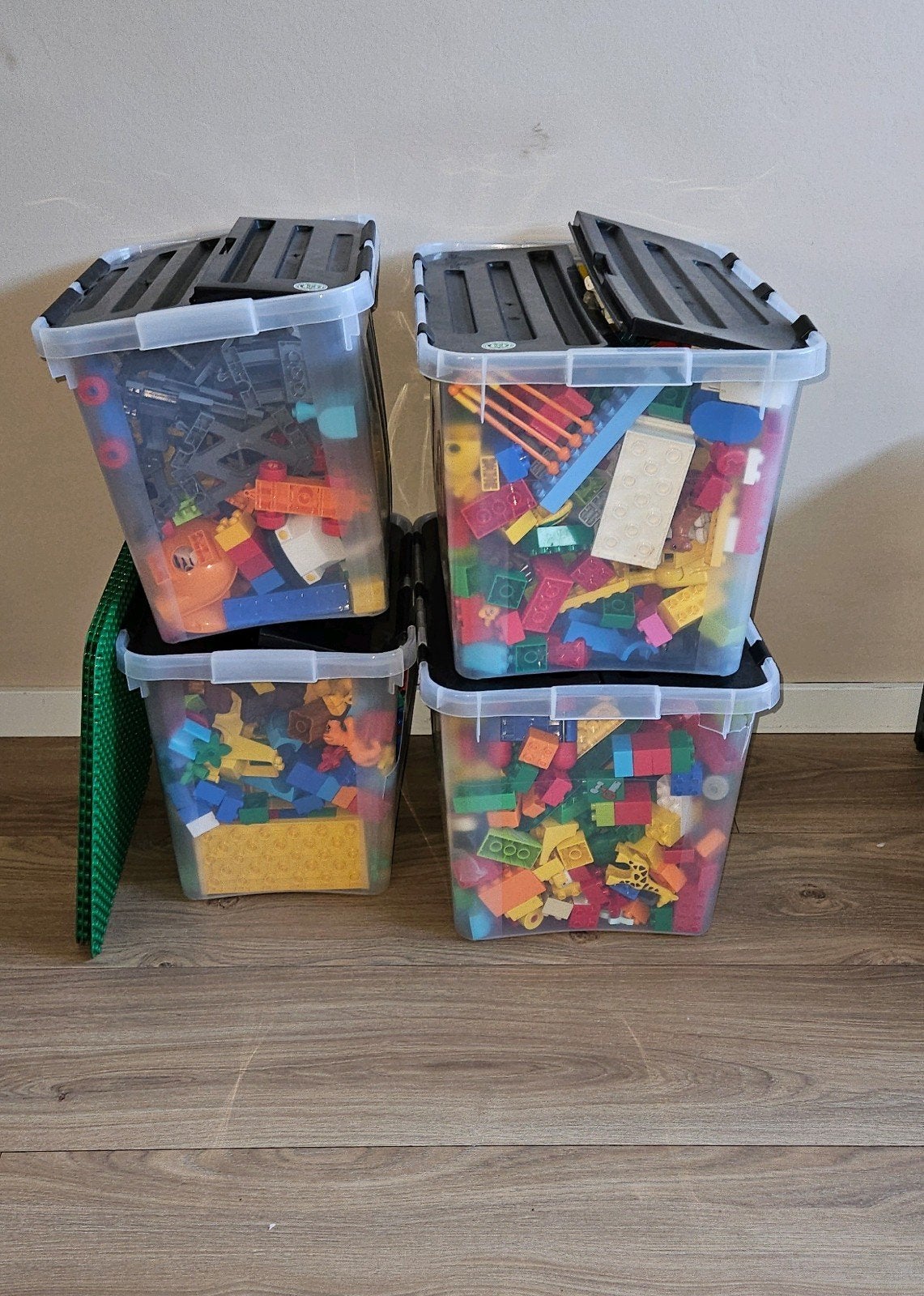Duplo. Grote partij bouwblokken met grondplaten, Ophalen, Gebruikt, Overige merken