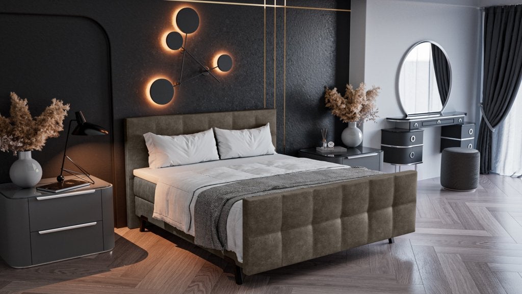 Boxspringset NARVIK set incl hoofd en voetbord, Matrasbestellen.nl, Verzenden, Buurserstraat 15 A, 7481 EG,Haaksbergen, Nieuw