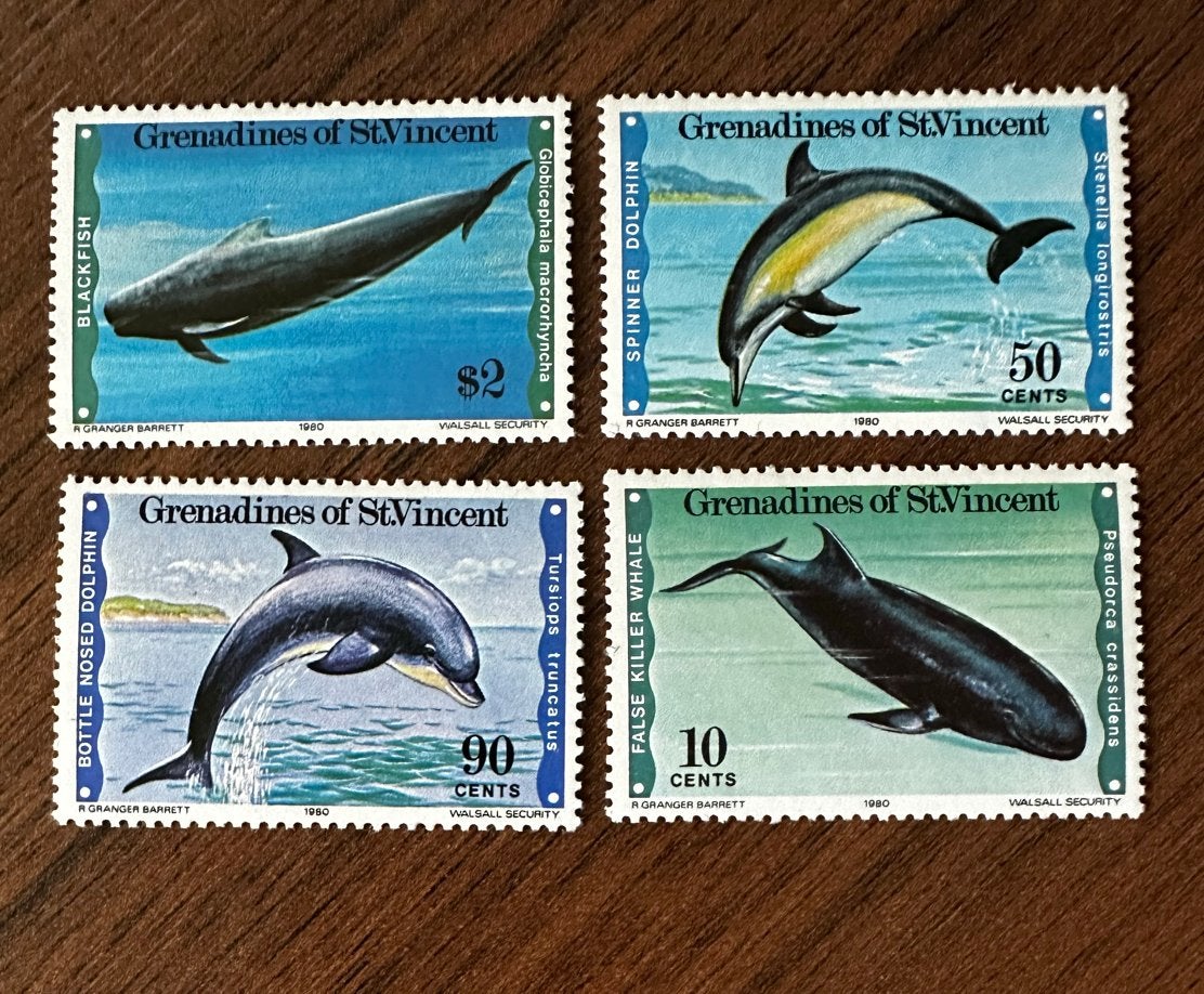 Grenadines of St. Vincent 1980 Walvissen Postfris, Ophalen of Verzenden, Postfris