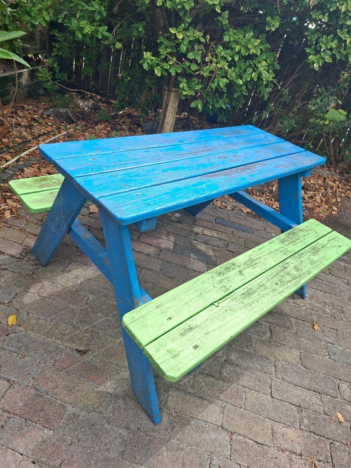 kinder picknick tafel, Ophalen, Gebruikt, Rechthoekig, Hout