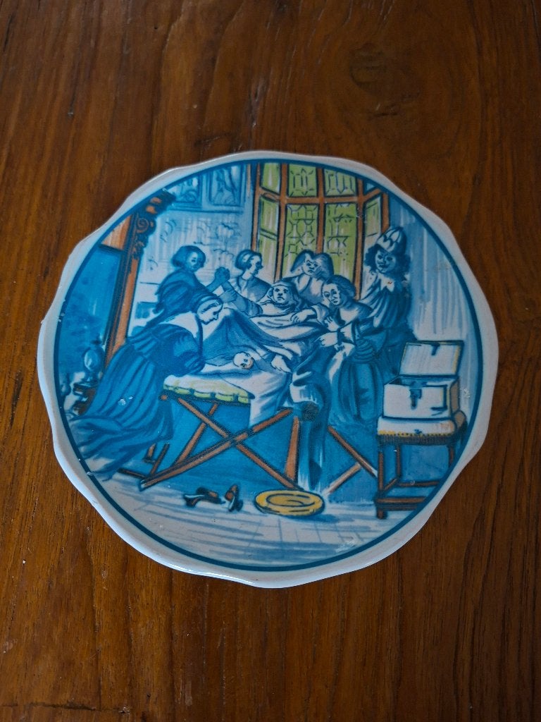 Delfts Blauw wandbordje - Pottershuis De Swaen, Ophalen