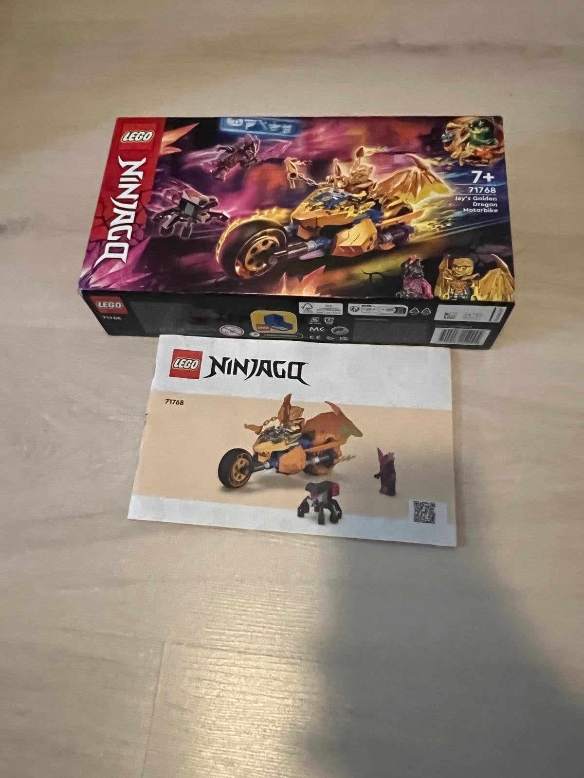 Lego Ninjago 71768 Jay's Gouden Draak Motor, Inclusief instructies, Lego, Ophalen of Verzenden, Zo goed als nieuw