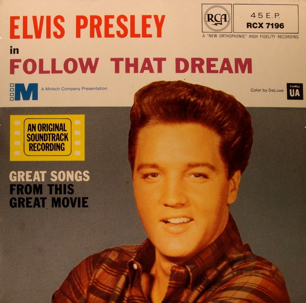 Elvis Presley EP Follow That Dream UK, Ophalen of Verzenden, Zo goed als nieuw, Overige typen