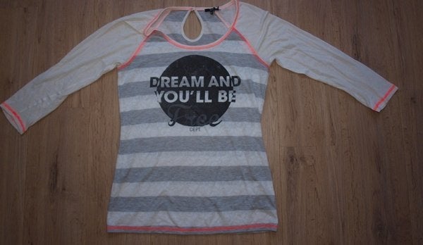 Dept Grijs Wit Gestreept Shirt (XL), Maat 46/48 (XL) of groter, Ophalen of Verzenden, Lange mouw, Grijs