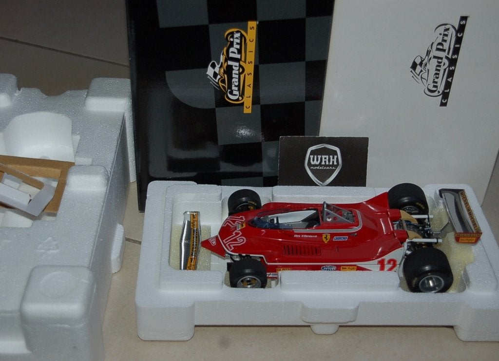 1:18 FERRARI 312 T4 F1 #12 VILLENEUVE EXOTO 97077 in ox WRH, Hobby en Vrije tijd, Verzenden, Zo goed als nieuw, Auto, Overige merken