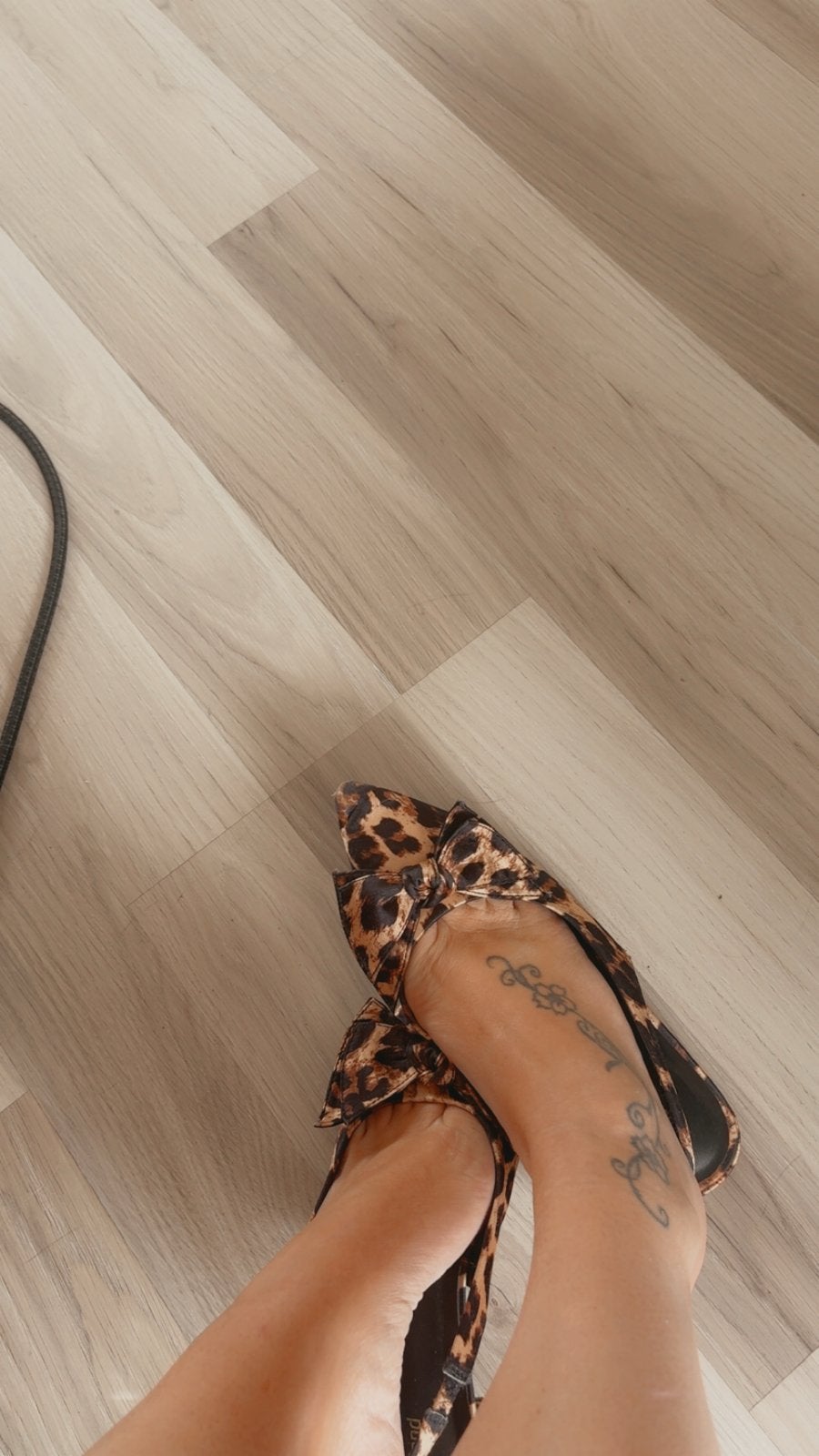 Leopardprint Ballerina's met Strik  maat 39 pumps, Ophalen, Gedragen, Bruin, Ballerina's