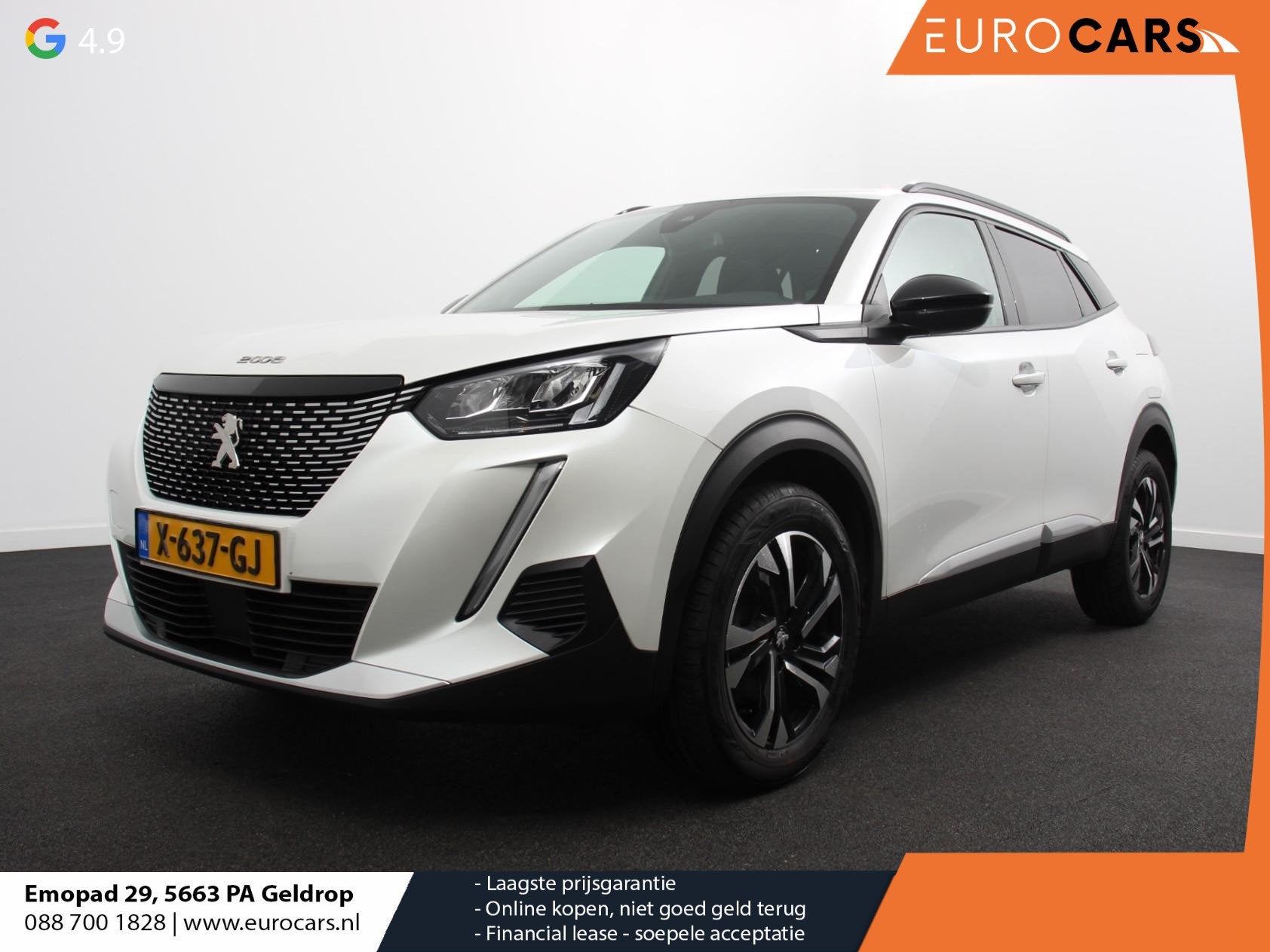 Peugeot 2008 1.2 PureTech 130pk Automaat Allure Navigatie Cl, Auto's, Peugeot, Gebruikt, Euro 6, 1199 cc, Leder en Stof