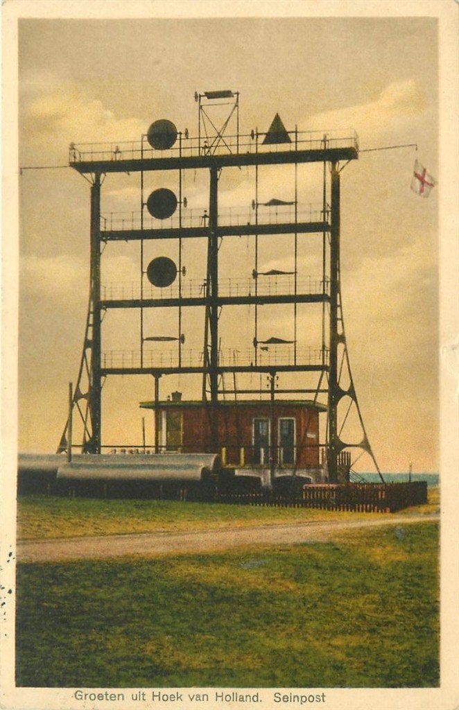 701-193-033 Hoek van Holland Seinpost, Ophalen of Verzenden, Voor 1920, Zuid-Holland