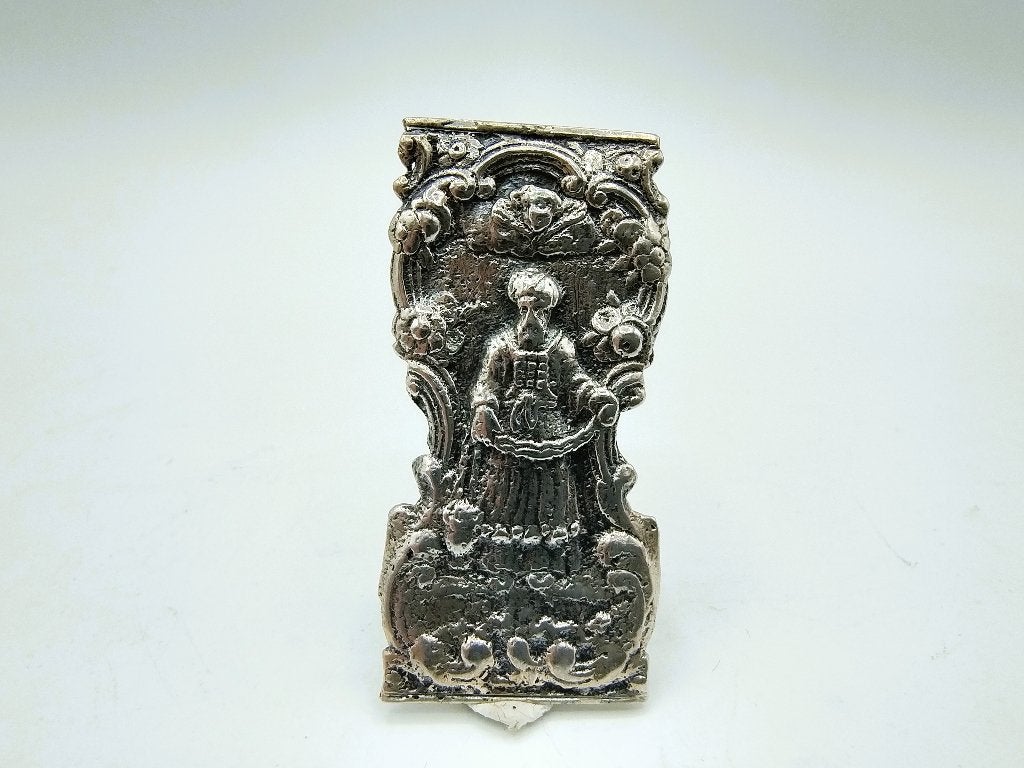 Zilveren broche, (van bijbelslot), 1805, 4 tot 7 cm, Gebruikt, Info@zilverwebsite.nl, Verzenden